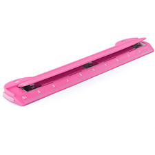 3 Hole Punch Pink, Portable Hole Puncher for 3 Ring Binder, 3 Sheets Capacity, R