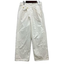 Conte Tag attached, wrap-style wide dressPants size38/white