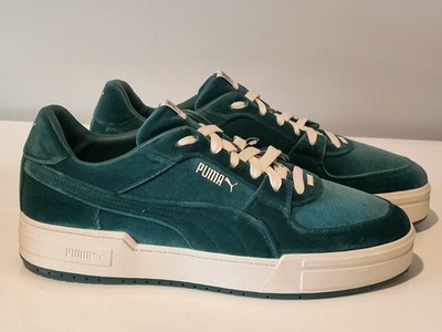 PUMA Ca Pro Velour Lace Up  Mens Size 13 Blue-Green Sneakers Casual Shoes 