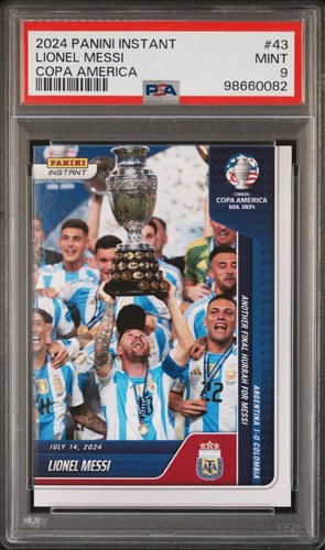 2024 Panini Instant Lionel Messi Copa America /12674  #43 PSA 9 Mint