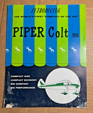 PIPER COLT Original Vintage  Brochure  Color FOLD OUT