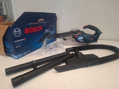 Bosch Professional Akku Staubsauger GAS 18V-1 im Karton Aufsätze Anleitung