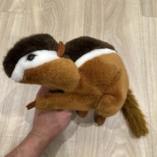 Folktails Folkmanis Brown Plush Chipmunk Full Body Hand Puppet Squirrel 10"