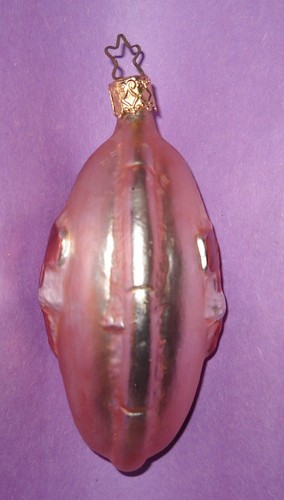 Vintage OWC Inge Glas INDIAN CHIEF IN CANOE Ornament Germany New Old Stock - Picture 2 of 2