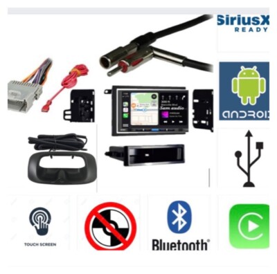 Jensen Stereo Radio Bluetooth W backup Camera for Chevrolet Silverado 2003-2006