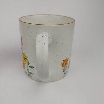 Set of 2 Spectrum Designz Flower Valley White 21 oz Coffee Set of 2 Spectrum Designz Flower Valley White 21 oz Coffee