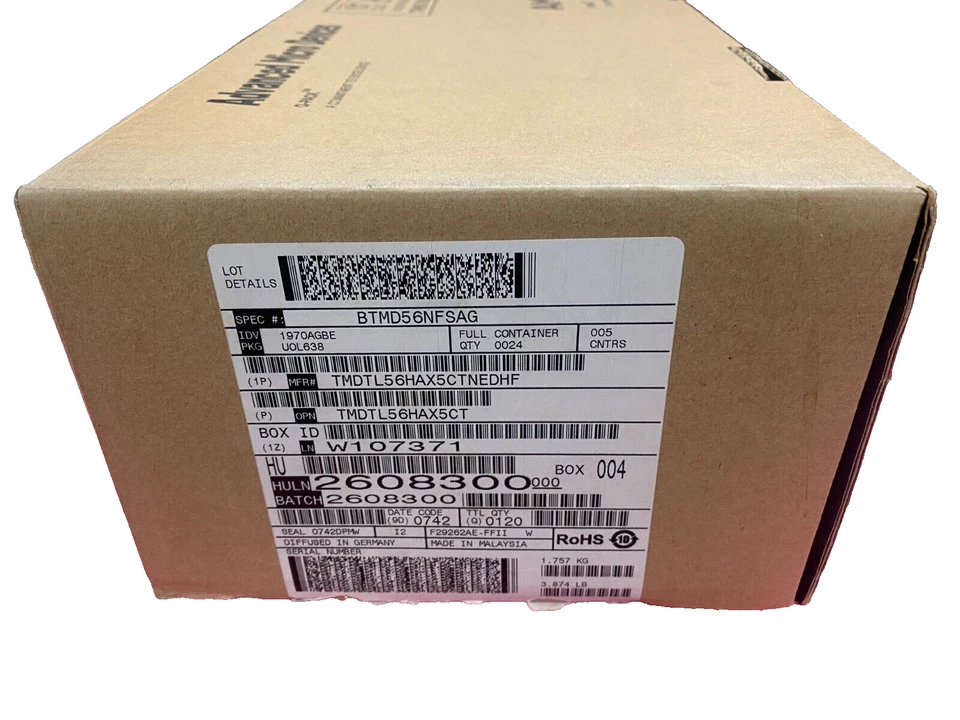 NEW AMD Turion 64 X2 TL-56 1.8GHz Dual-Core TMDTL56HAX5CT Processor - Image 2 of 3