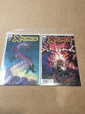 X-Force #15-48 - Marvel Comics - Serie 2020. NM or Better. Eingetütet und mit Kartonunterlage verstärkt.