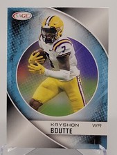 2023 SAGE KAYSHON BOUTTE ROOKIE BASE FOOTBALL CARD LSU PATRIOTS panini NFL