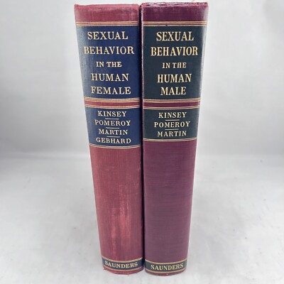 Kinsey Report Sexual Behavior Human Male & Female 1948 1953 First and Fifth