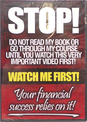 STOP! Watch Me First! Financial Success Bonus DVD by Dean Graziosi (2007)