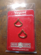 1 paar USA Abzeichen Private First Class  - NEU & OVP - 22 K vergoldung