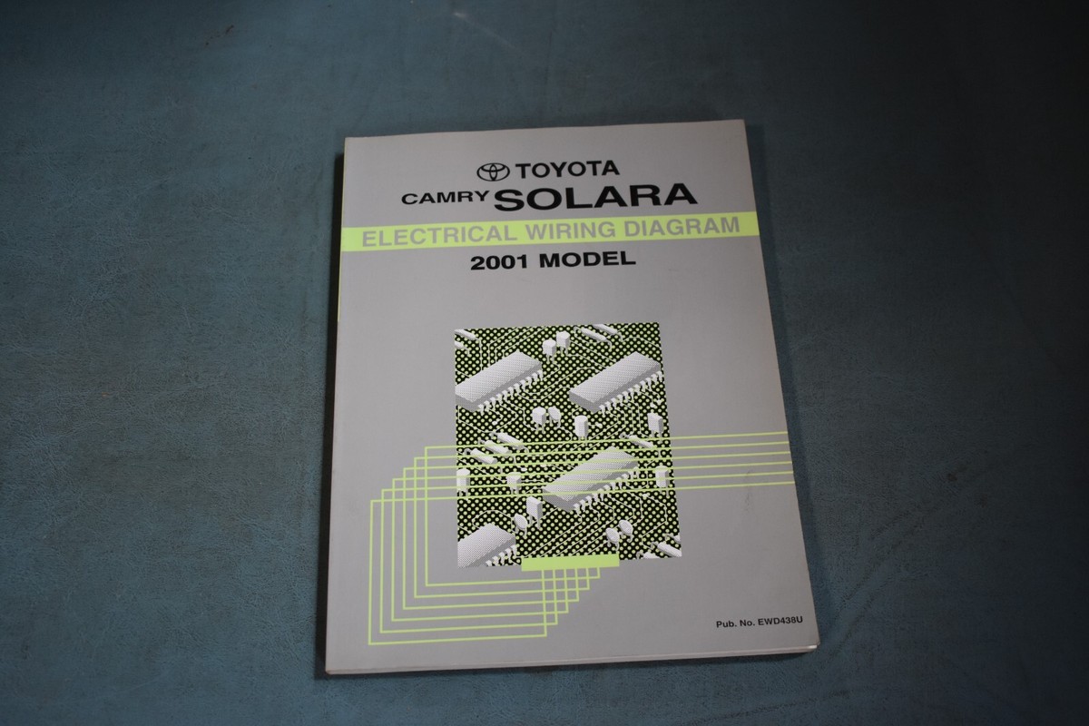 2001 Toyota Solara Electrical Wiring Diagrams Service Workshop