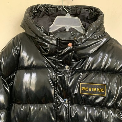 Veste Bouffante Noire Zara Femme Avec Capuche - Taille 14, Coupe Courte - Occasion En Excellent état