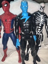 Spiderman Electro Villain Blue Titan plus 2 more!