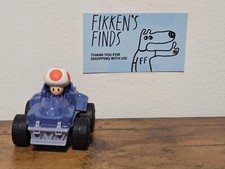 McDonald's Happy Meal Super Mario Brothers Toy 2 TOAD KART Excellent Condition