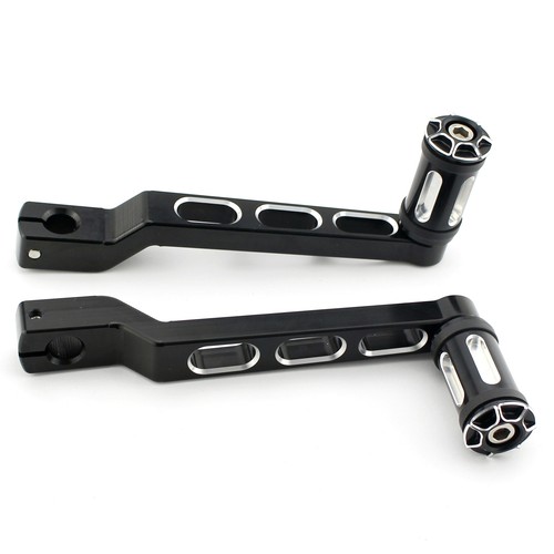 Gear Heel Toe Shift Lever w/ Shifter Pegs For Harley Road King Tour Glide FLT - Bild 10 von 16