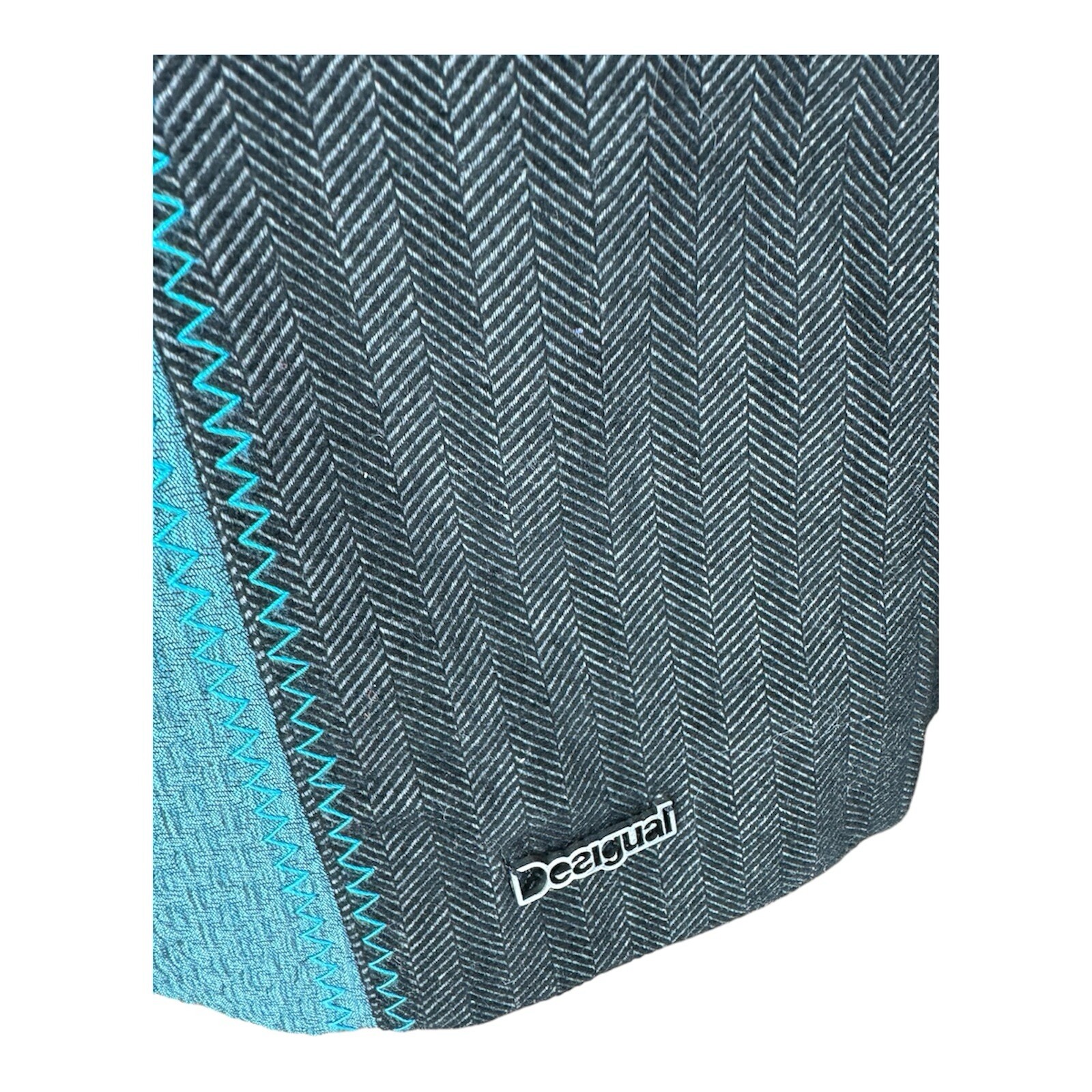 Desigual Multicolor Embroidered Patchwork Herring… - image 7