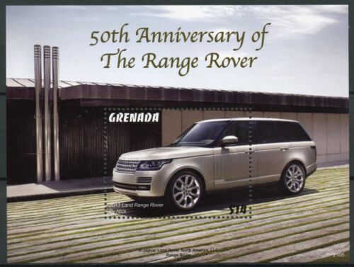 Grenada Cars Stamps 2021 MNH Land Range Rover 50th Anniv 1v S/S - Picture 1 of 1