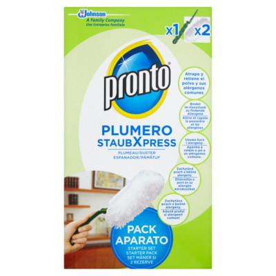 Pronto Duster Starter Pack Griff und Ersatz-Reinigungsspitzen 2 Stück