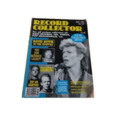 Record Collector Magazine no.153 May 1992  Bowue, Erasure,  Similar Hendrix 