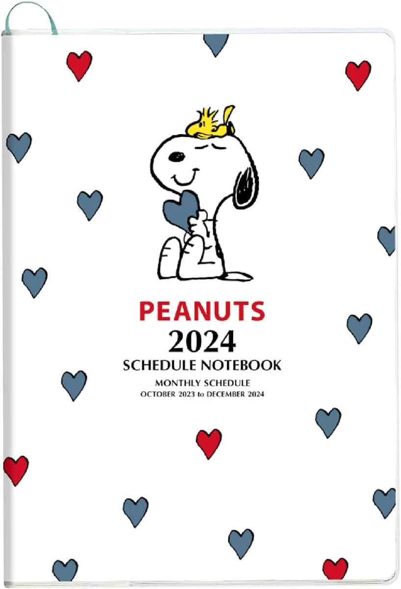 Agenda anual 2024 dia pagina a5 snoopy - Librería Papelería Gaudi