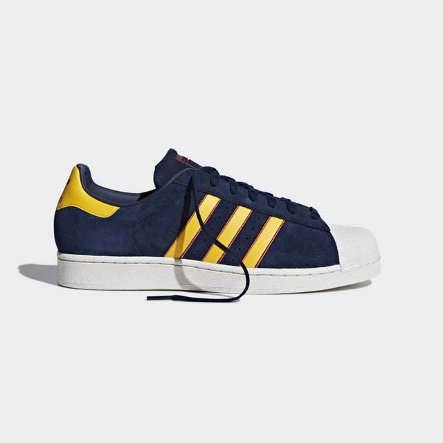 blue and yellow adidas originals