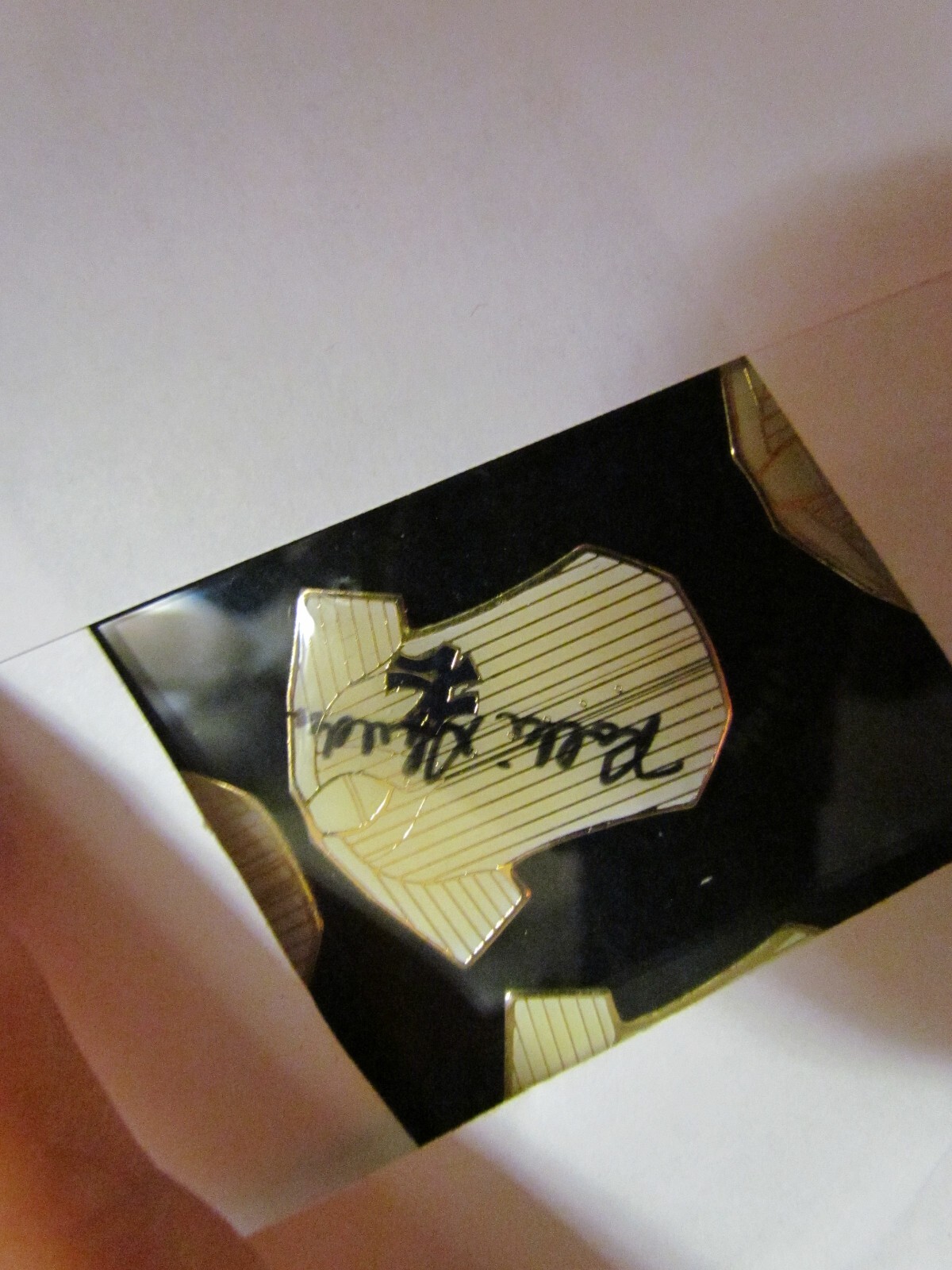 Rollie Sheldon signed New York Yankee Pin