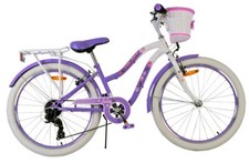24 Zoll Kinderfahrrad Kinder Mädchen Fahrrad Mädchenfahrrad Bike Rad 7 Gänge