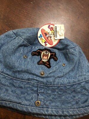 Looney Tunes bucket hat vintage Denim 1993 Size L | eBay