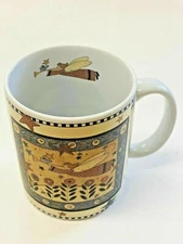 LANG & WISE 10oz Collector Mug Cup ANGELS ABOVE US ES #4 1997 by Ellen Stouffer
