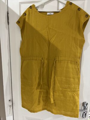 chinese dress ladies Organic Linen Wrap Dress Eliana Cloudy Blue ❤️ menique main image 1