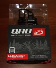 NEW QAD Ultrarest Integrate MX2 QAD- Black - Bow Rest- Right Handed- Integrated
