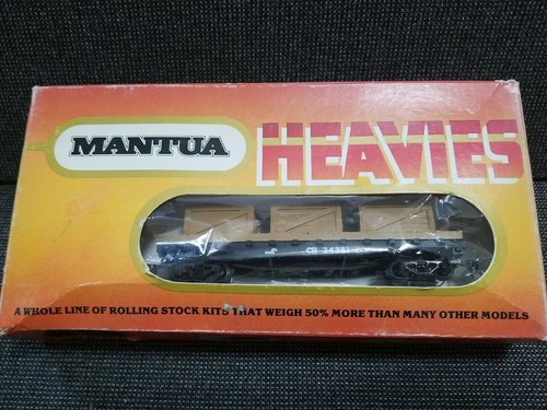 Coche plano Conrail escala HO MANTUA "HEAVIES" 727-31 con kit de cajas CR 34381 | Zustand: Used