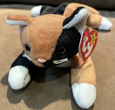 BEANIE BABY CHIP THE CALICO CAT PLUSH W/TAG