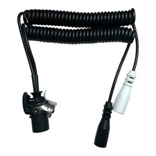 Elektrowendel 3,8 m Spiralkabel 15 Polig auf 2 x 7 Polig 24V Adapter für LKW NFZ
