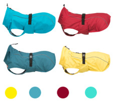 Trixie Hunde Regenmantel Vimy  gelb türkis rot petrol wasserdicht *