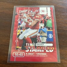 Travis Kelce Time Stamped Panini Prestige Football 2022