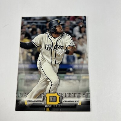 Josh Bell 2018 Topps Series 2 Salute insert Blue parallel Pirates S-51