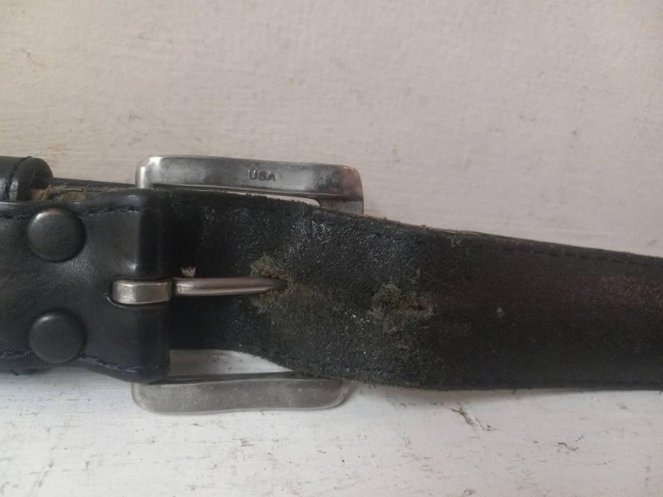 Wolverine Cinturón Cuero Negro Talla 42/105 Hombre 7659-001 Usado Hecho en México Foto 4 de 4