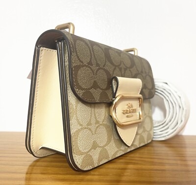 NWT Coach CL429 Small Morgan Square Crossbody Bag In Blocked