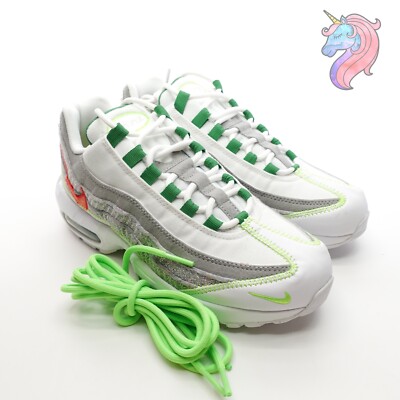 nike air max 95 nrg recycled jersey trainers in white