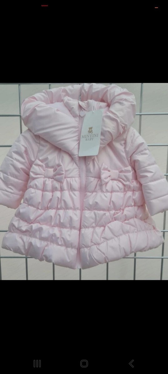 Mintini Baby Girls Designer Coats Mintini Baby Girls Coat 3mths