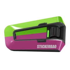For Cardo Packtalk Edge Neo Protection Decal Sticker 1 Pc TT004 Green Pink