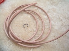 2 m N&auml;hmaschinen Rundleder Treibriemen Lederriemen Spinnrad Riemen 5 , 6 , 8 mm