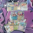 8 x Temporal Forces Pokemon EX Bundle + Oversized Promo Card - Paradox Wisdom