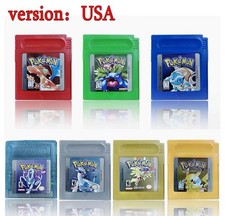 POKEMON GAMEBOY RED BLUE YELLOW SILVER CRYSTAL GREEN 6 GAME VALUE PACK ENGLISH