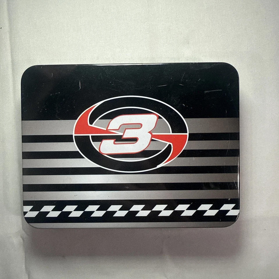 Faca de corrida Dale Earnhardt Sr #3, relógio de bolso, conjunto de chaveiro lata - NOVO - Imagem 3 de 4