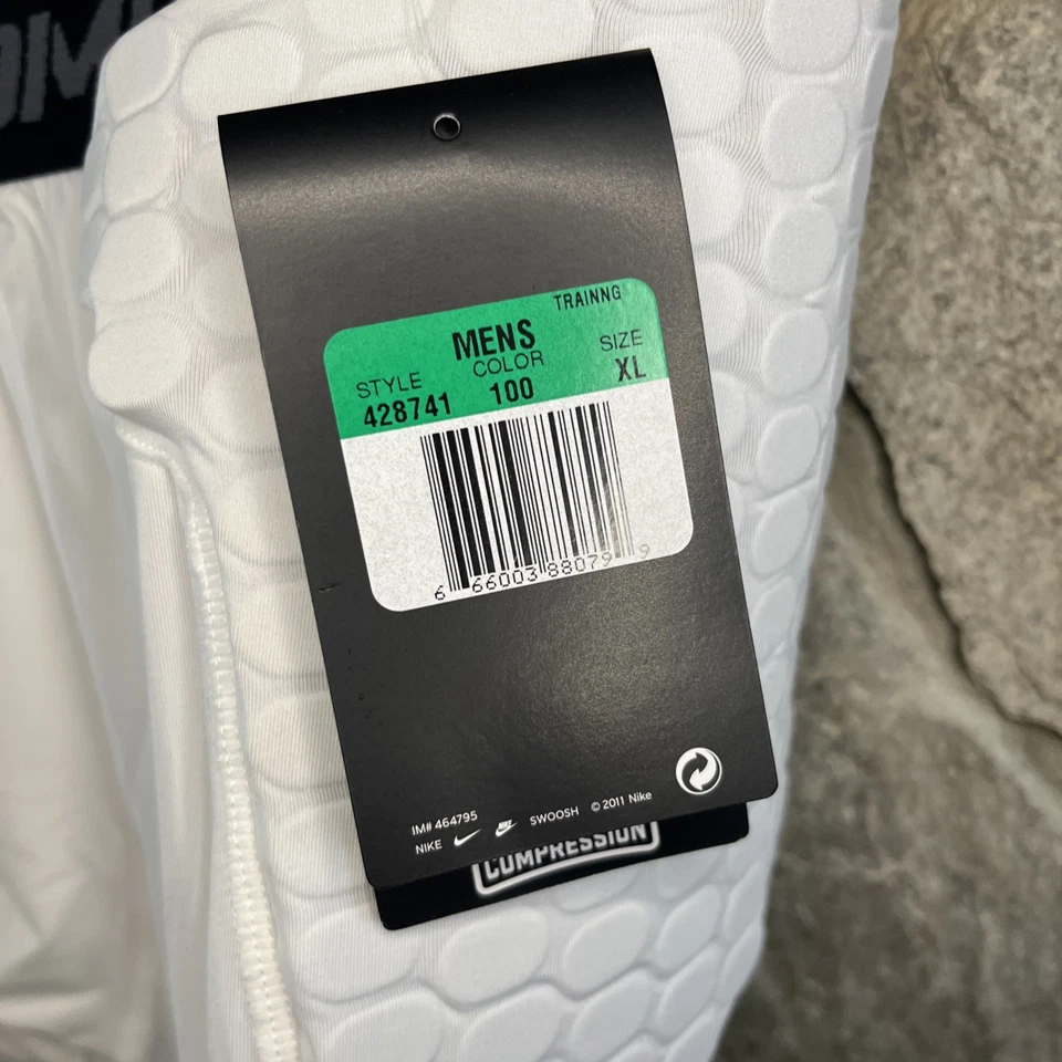 Nike Pro Combat Mens Padded Compression Shorts White XL FREE SHIPPING - Image 2 of 4