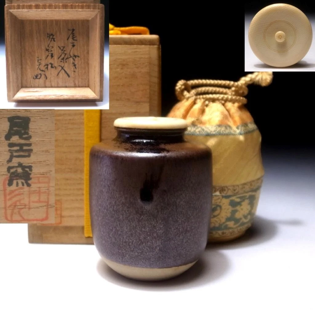古董日本茶叶罐| eBay